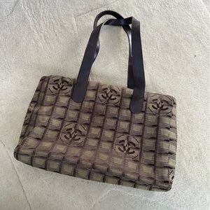 Chic Brown Designer Tote Bag